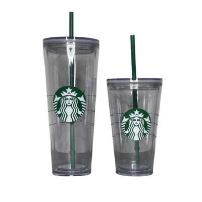 Rhinestone and Pearl Starbucks Acrylic Tumbler, Bling Cup, Fashion